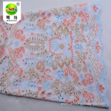 Wholesale 100% cotton eyelet embroidery lace fabric